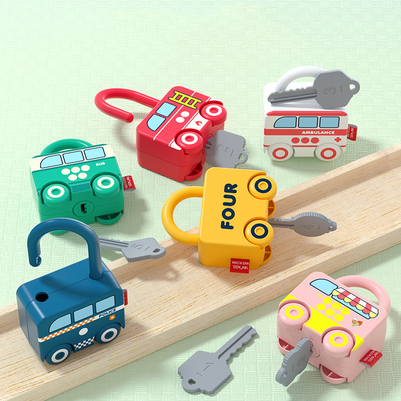 Kids Educational Game 2 - Baby Learning Lock with Key Car