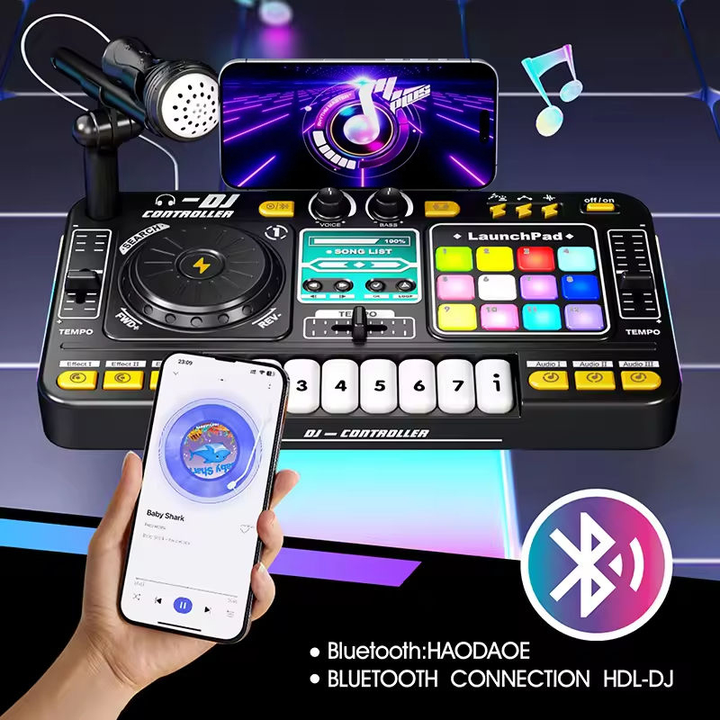 Kids Education Bd - HSOH Kids Simulation DJ Mixer Controller
