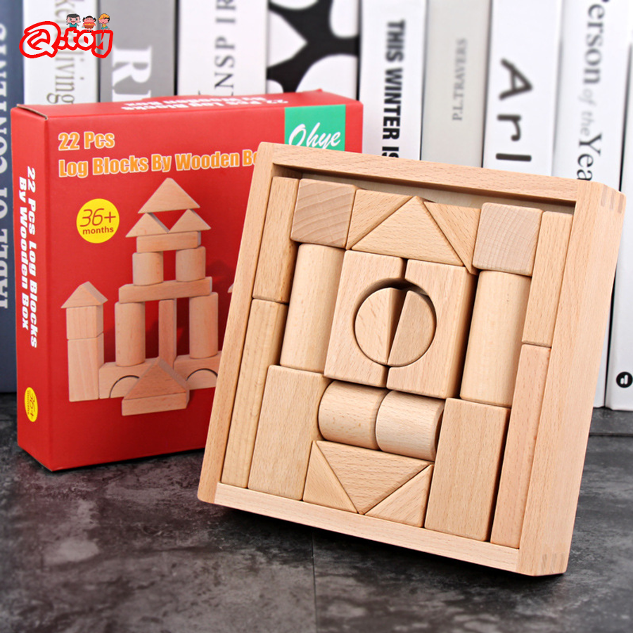 22pcs Building Blocks Beech Wo - Kids Education Login reseña y precio