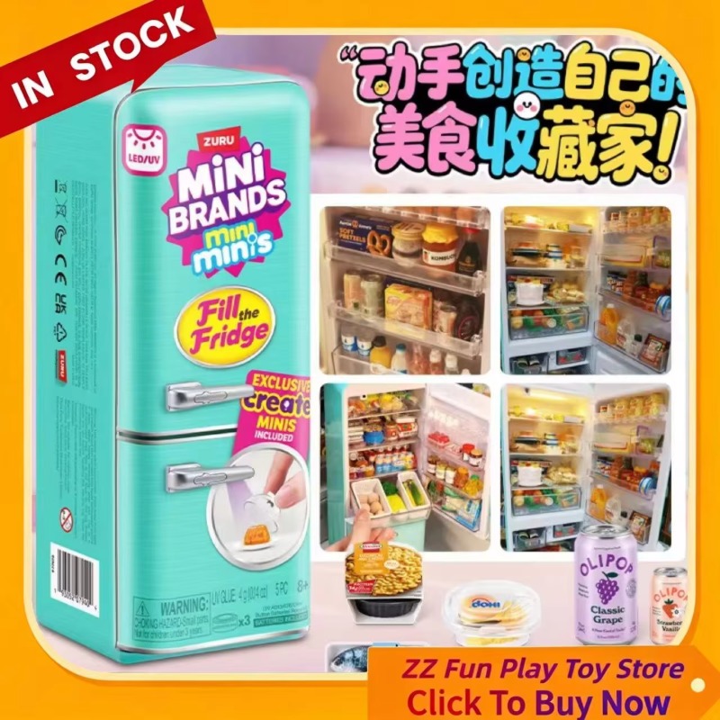 Genuine ZURU Mini Fridge Set P - Kids First Education reseña y precio
