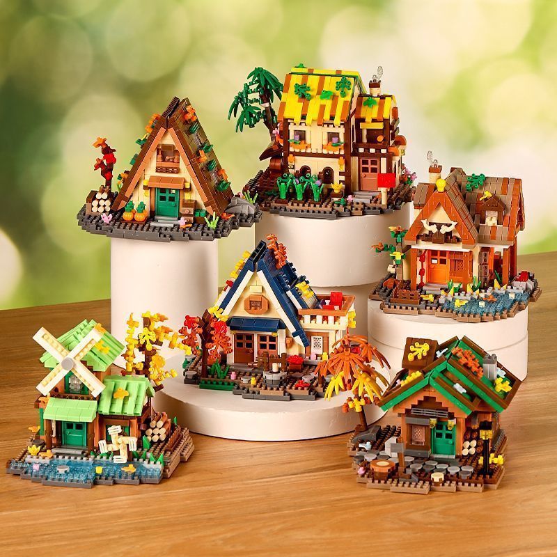 6 Sets Forest Cabin Mini Build - Kids Education Login reseña y precio