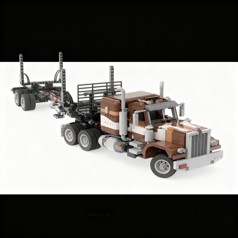 2006pcs MOC Peterbilt 359 Logg - Kids Education Login reseña y precio