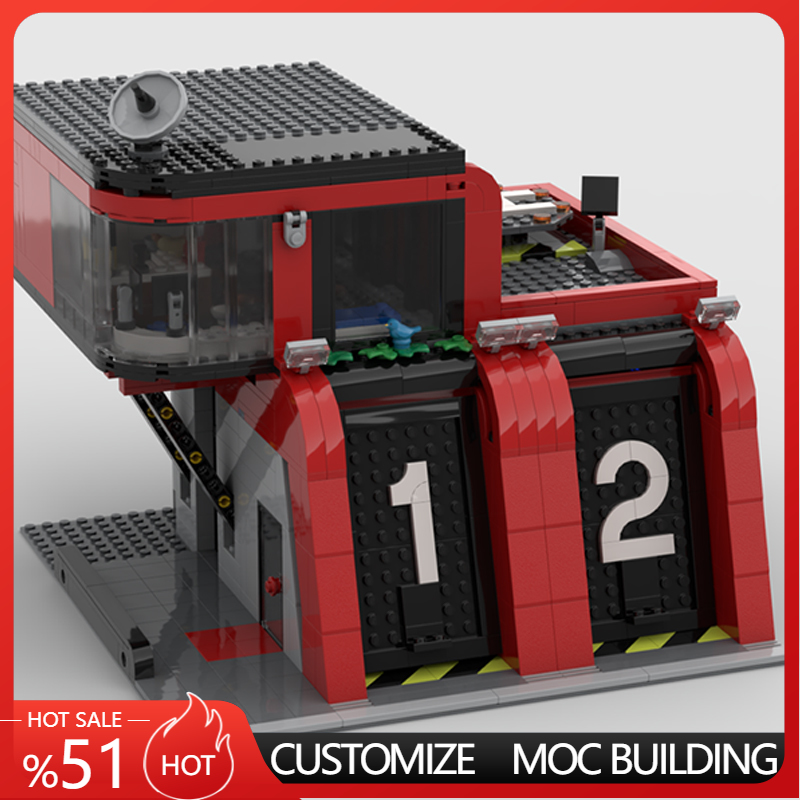925 PCS City Street Fire Stati - Kids Education Design reseña y precio