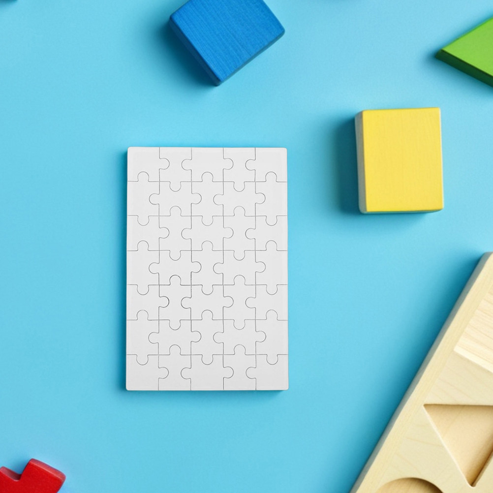12Pcs Wooden Sublimation Blank - Kids Education Design reseña y precio