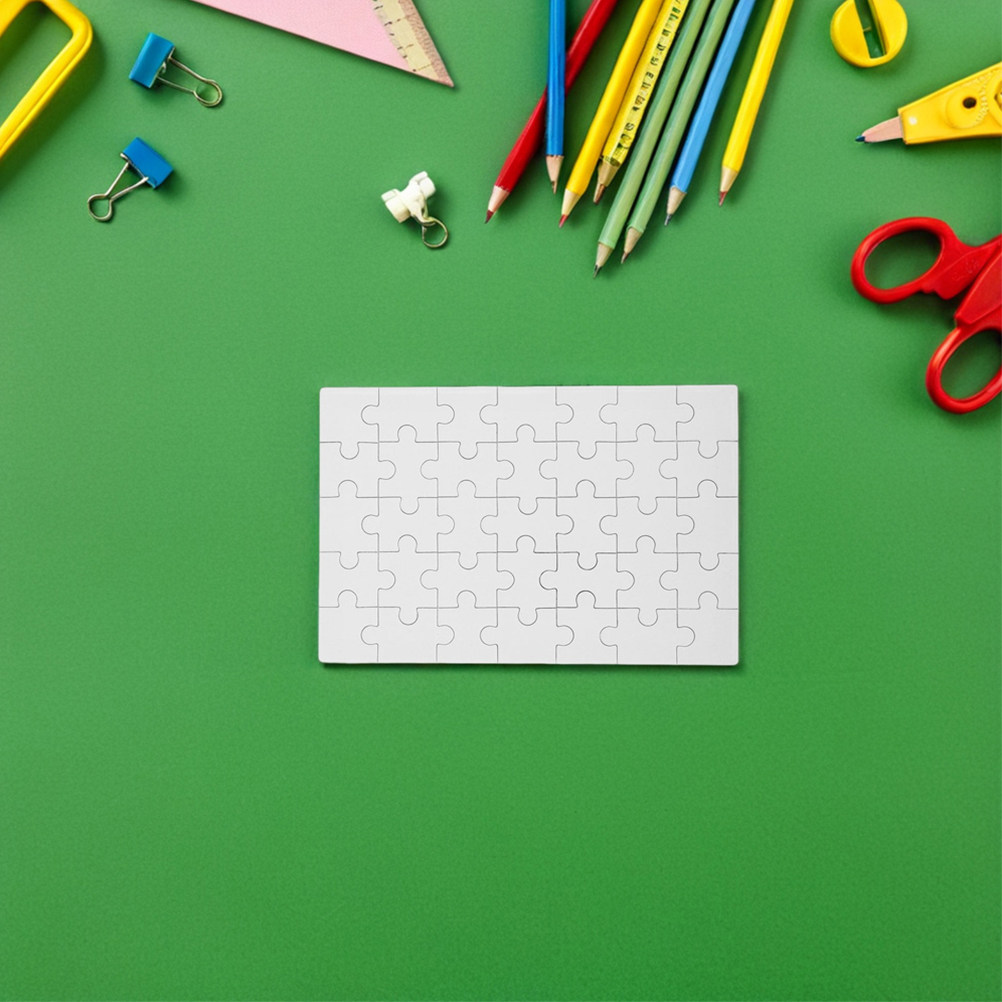 12Pcs Wooden Sublimation Blank - Kids Education Design reseña y precio