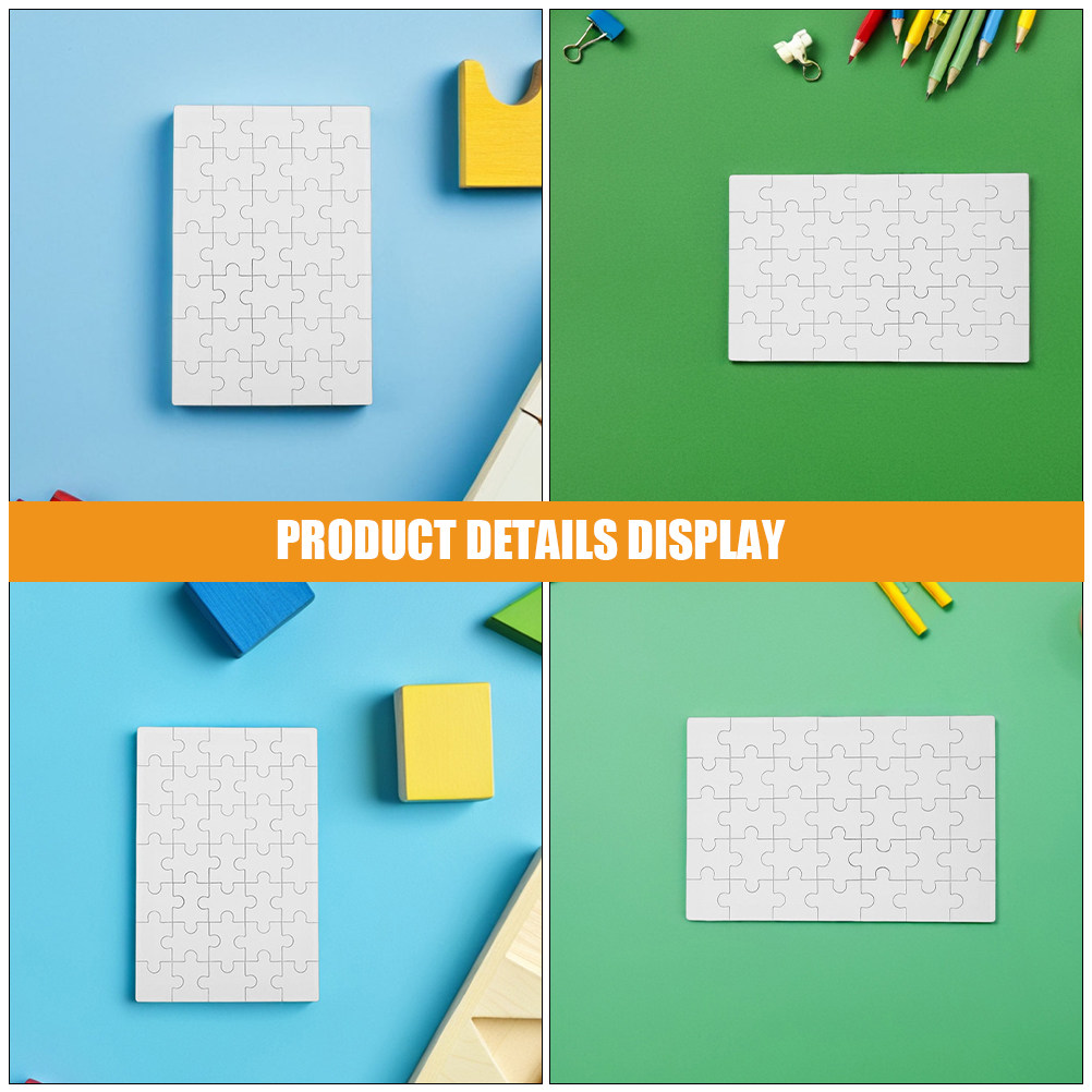12Pcs Wooden Sublimation Blank - Kids Education Design reseña y precio