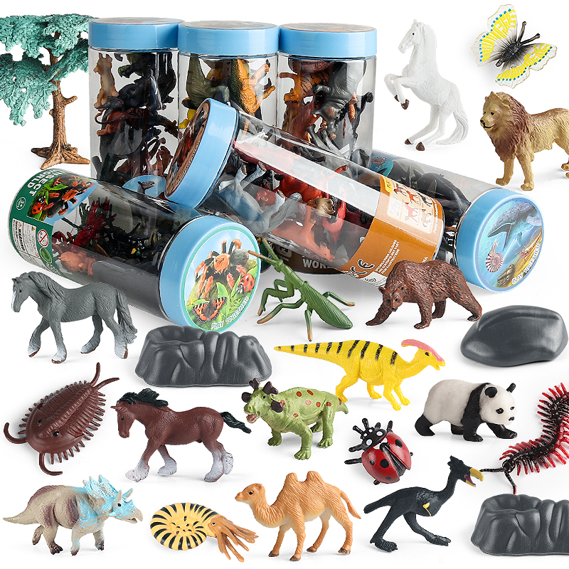 Oenux Miniature Animals Set Wi - Kids Without Education reseña y precio