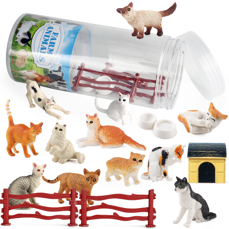 Oenux Miniature Animals Set Wi - Kids Without Education reseña y precio