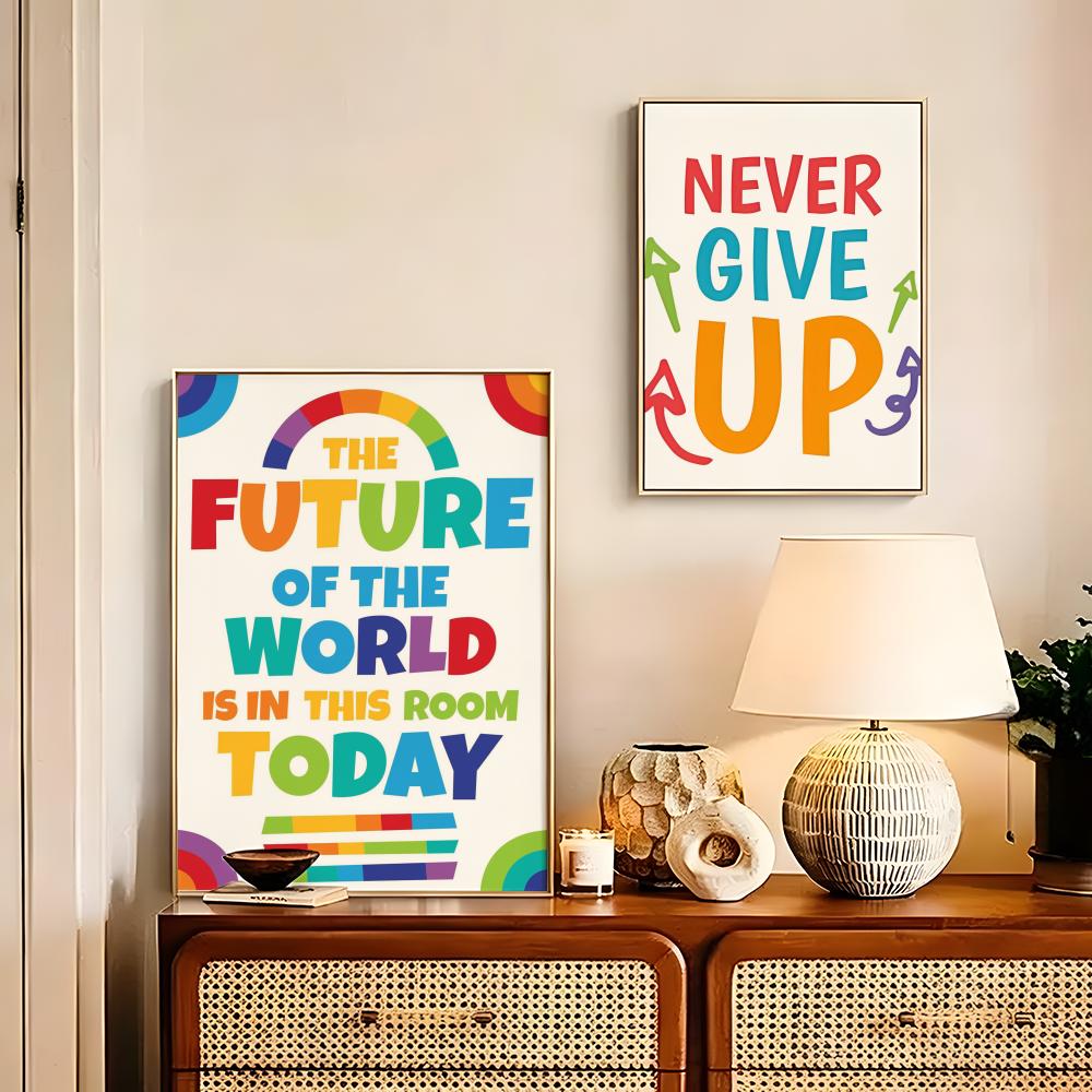 Positive Kid Classroom Wall Pi - Kids Educational Poster reseña y precio