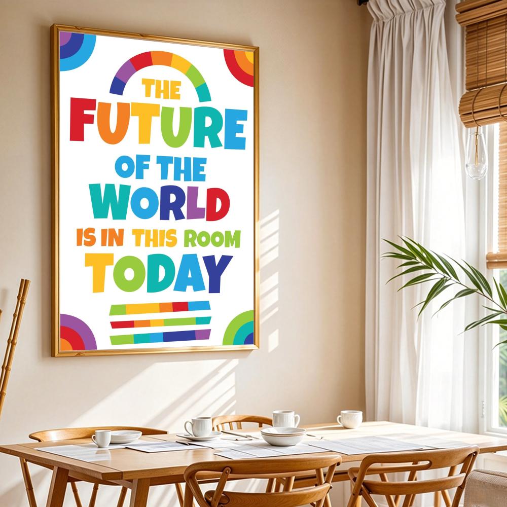 Positive Kid Classroom Wall Pi - Kids Educational Poster reseña y precio