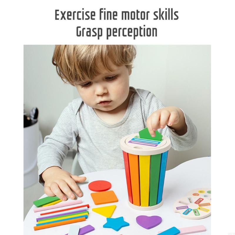 Educational Wooden Sorter Toy  - Kids Educational Game 2 reseña y precio