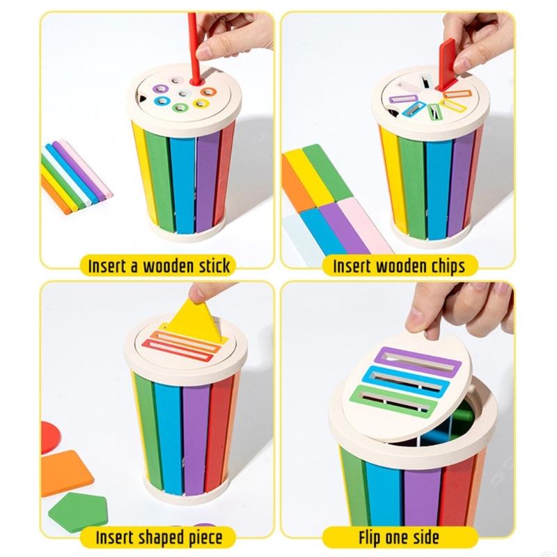 Educational Wooden Sorter Toy  - Kids Educational Game 2 reseña y precio