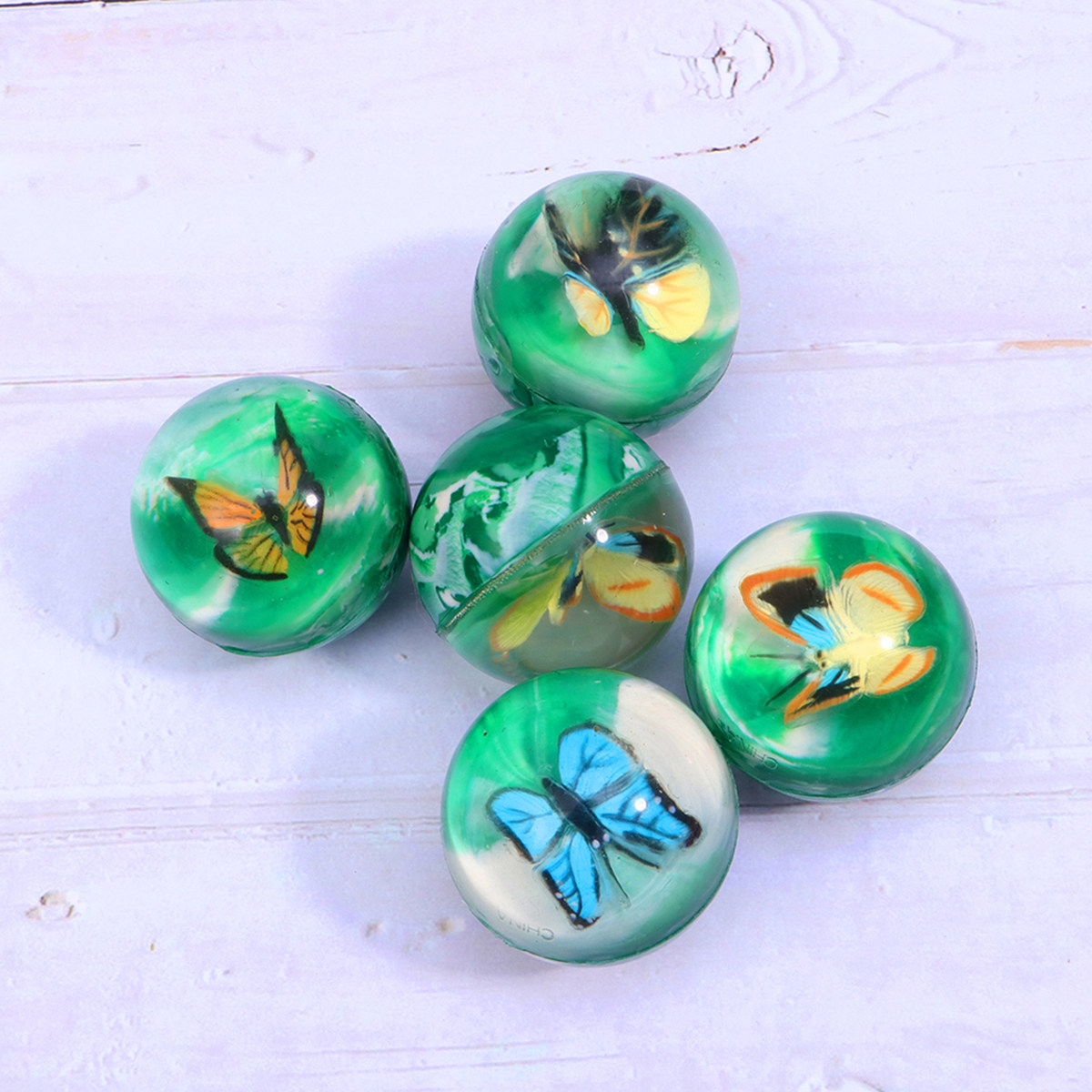 5Pcs Bouncy Ball Rubber Jumpin - Kids Education Design reseña y precio