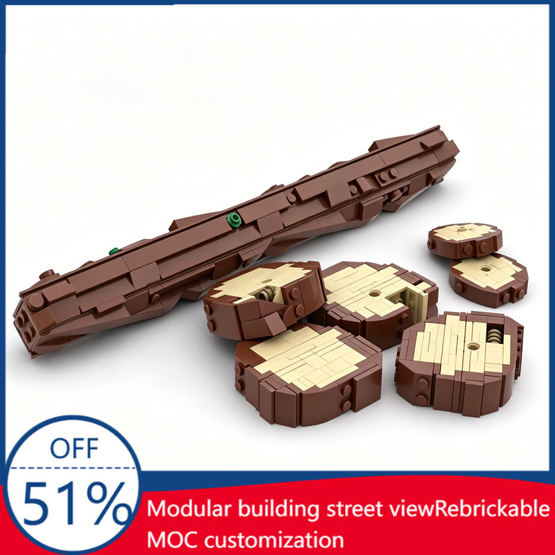 333PCS MOC Large Variety Logs  - Kids Education Login reseña y precio
