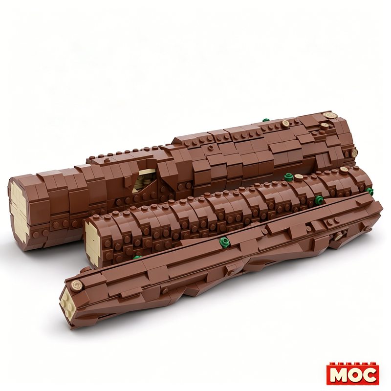 333PCS MOC Large Variety Logs  - Kids Education Login reseña y precio