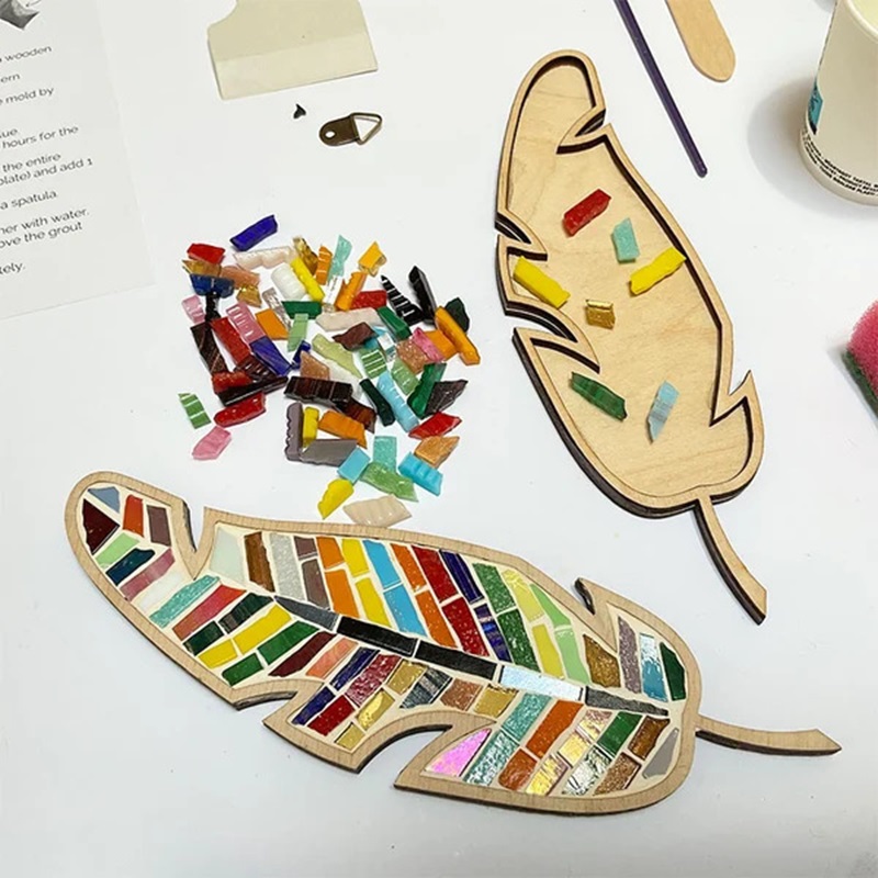 DIY Mosaic Coaster Colored Fea - Kids Education Things reseña y precio