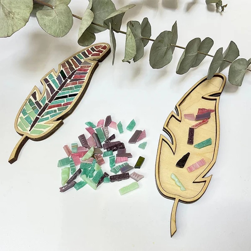 DIY Mosaic Coaster Colored Fea - Kids Education Things reseña y precio