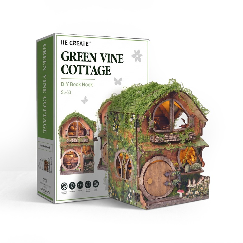Green Vine Covered Cottage 3D  - Kids Without Education reseña y precio