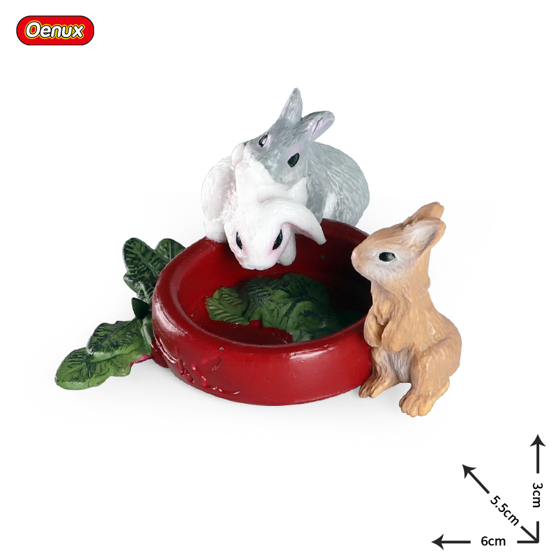 Oenux Lovely Farm Rabbit Bunny - Kids Without Education reseña y precio