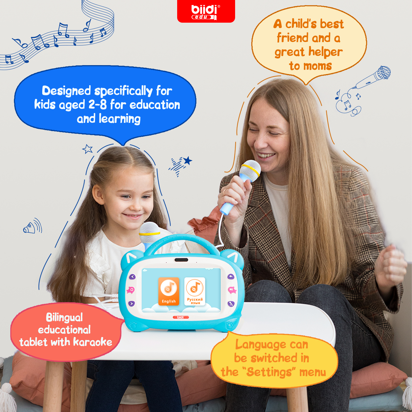Russian Kazakh English Karaoke - Education Kids Ru reseña y precio