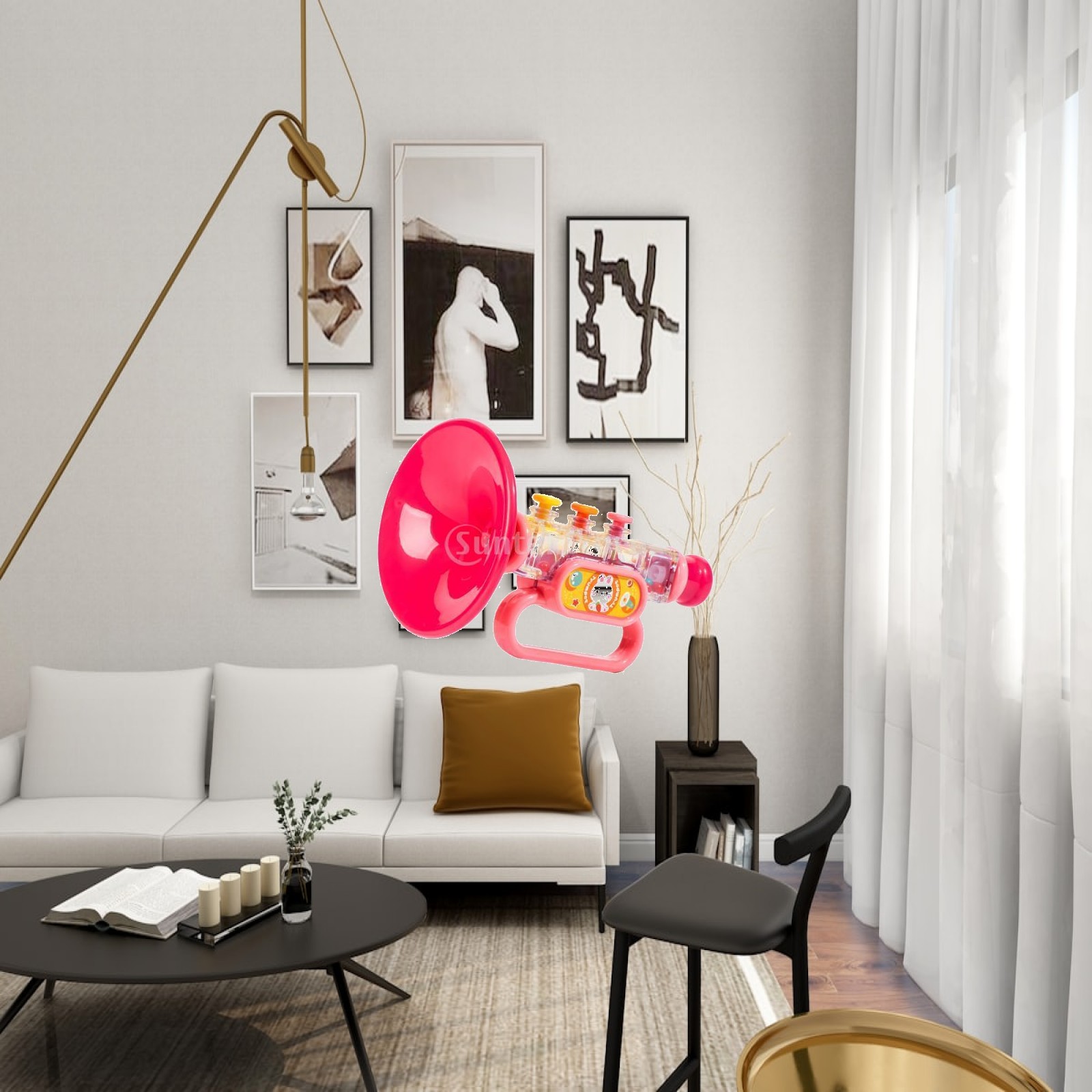 Children's Blowing Trumpet Toy - Kids Education Design reseña y precio